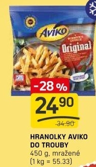 Hranolky mražené Aviko