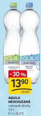 Přírodní voda Aquila