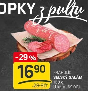 Salám selský Krahulík