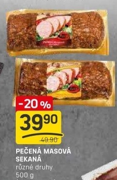 Sekaná pečená masová Ravy