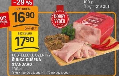 Šunka dušená standard Dobrý Výběr
