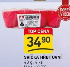 Svíčky hřbitovní Dobrý Výběr