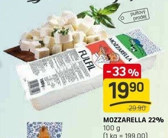 Sýr Mozzarella cihla