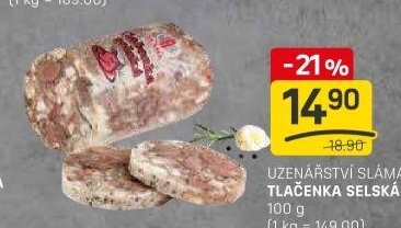 Tlačenka selská Sláma