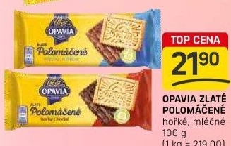 Zlaté polomáčené Opavia