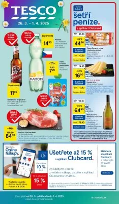 akční leták Tesco 26.3.2025-1.4.2025