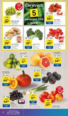 akční leták Tesco 26.3.2025-1.4.2025