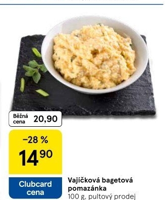 Bagetová vajíčková pomazánka
