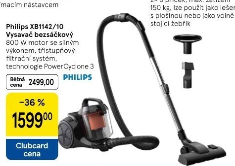 Bezsáčkový vysavač Philips XB1142/10