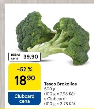 Brokolice Tesco