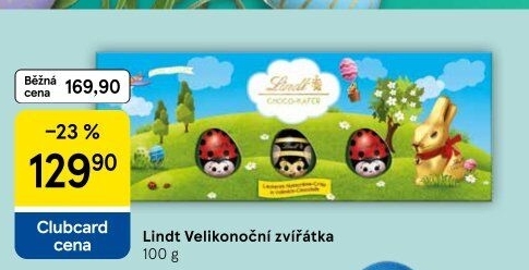 Čokoládové figurky velikonoční Lindt
