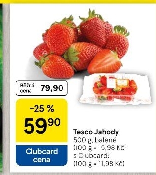 Jahody Tesco