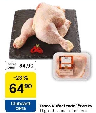 Kuřecí čtvrtky Tesco