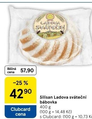 Ladova sváteční bábovka Silisan