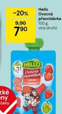 Ovocná kapsička Hello