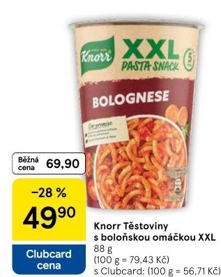 Pasta snack pot Knorr