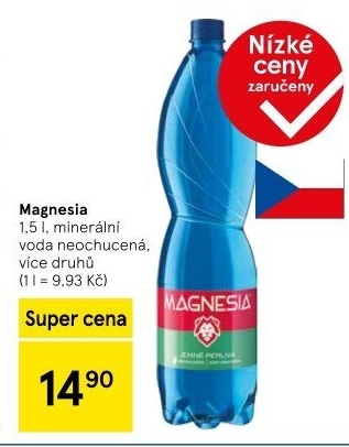 Přírodní voda Magnesia