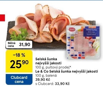 Šunka selská nejvyšší jakosti