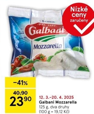 Sýr Mozzarella Galbani