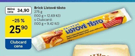 Těsto listové rozválené Brick
