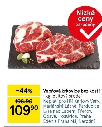 Vepřová krkovice bez kosti