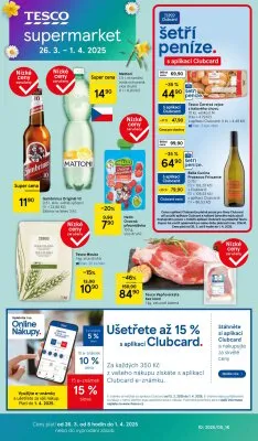 akční leták Tesco 26.3.2025-1.4.2025