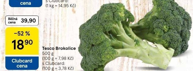 Brokolice Tesco