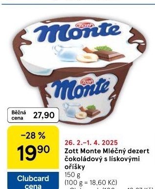 Dezert Monte Zott