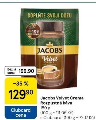 Instantní káva Jacobs Velvet Crema