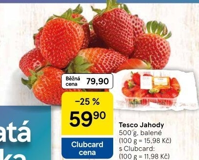 Jahody Tesco