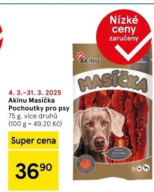 Pamlsky pro psy Masíčka Akinu