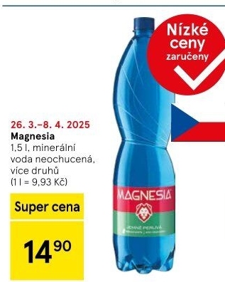Přírodní voda Magnesia