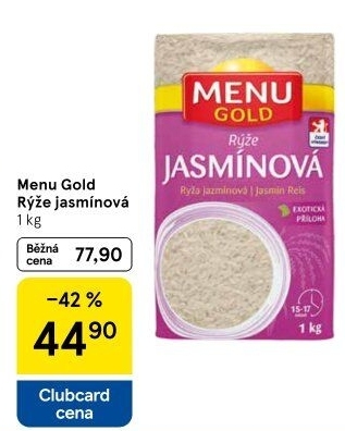 Rýže jasmínová Menu Gold