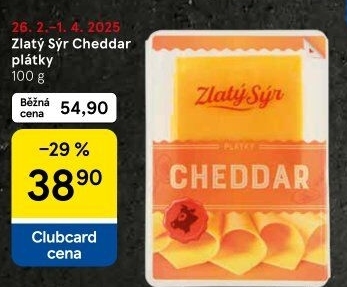 Sýr Cheddar Zlatý sýr
