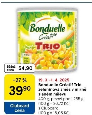 Trio Créatif Bonduelle