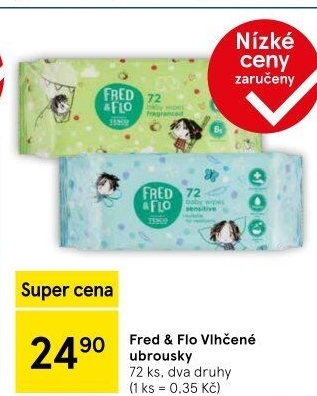 Vlhčené ubrousky Fred&amp