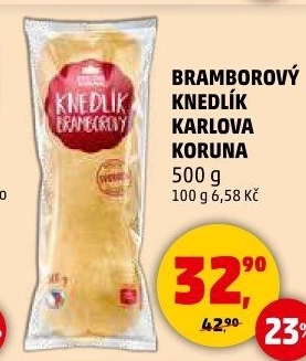 Knedlík bramborový Karlova Koruna