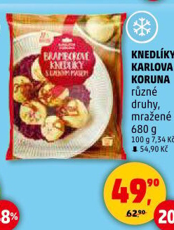Knedlíky mražené Karlova Koruna