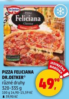 Pizza mražená FelicianaDr. Oetker