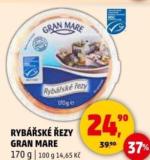 Řezy rybářské Gran Mare