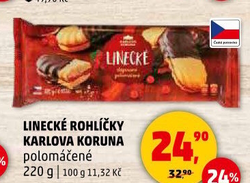 Rohlíčky linecké Karlova Koruna