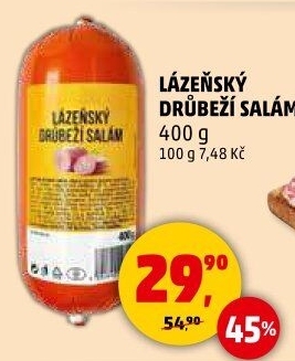 Salám drůbeží lázeňský