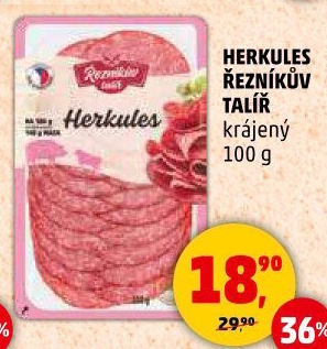 Salám Herkules Řezníkův talíř