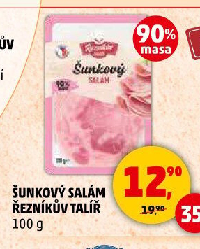 Salám šunkový Řezníkův talíř