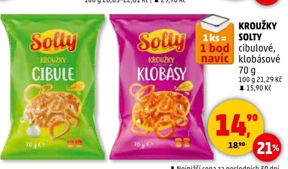Snack Kroužky Solty
