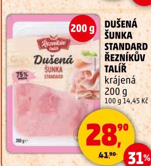 Šunka dušená standard Řezníkův talíř