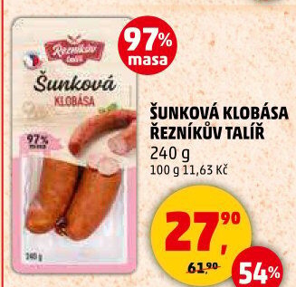 Šunková klobása Řezníkův talíř
