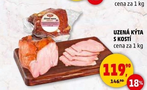 Uzená kýta s kostí Řezníkův talíř