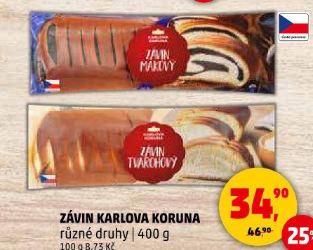 Závin Karlova Koruna