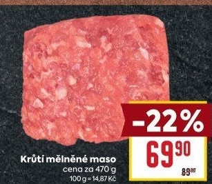Krůtí mleté maso
